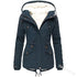 2019 New Parkas Female Women Winter Coat Thickening Cotton Winter Jacket Womens black faux fur Outwear Parkas for Women Winter - menochic